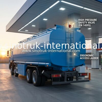 HOWO 8X4 Petroleum Oil Storage Tank Fuel Delivery Truck 30 CBM