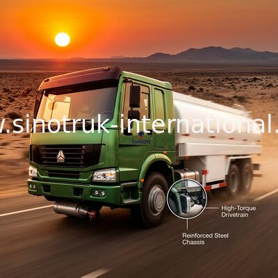 SINOTRUK HOWO Gas Tanker Truck 16-20CBM  6X4 LHD Euro2 290HP