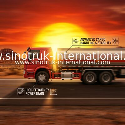 6X4 LHD Euro 2 290 HP 16-20 CBM Chemical Tanker Truck For Gas / Oil