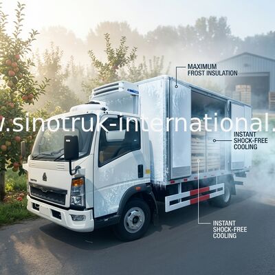 High Insulation Refrigerated Truck With Polymer Composites Van Board