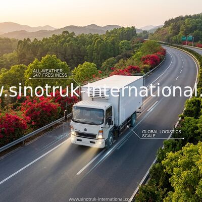 SINOTRUK HOWO 10 Ton Refrigerated Truck 160HP RHD