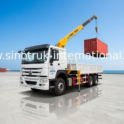 HOWO Truck Mounted Mobile Crane 5 Tons 4X2 LHD ZZ1127G4215C1
