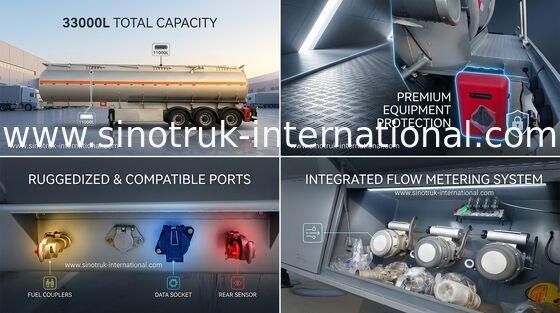 CIMC Tri - Axle Fuel Tanker Truck Semi Trailer 50 - 80 Tons For Carrying Oil