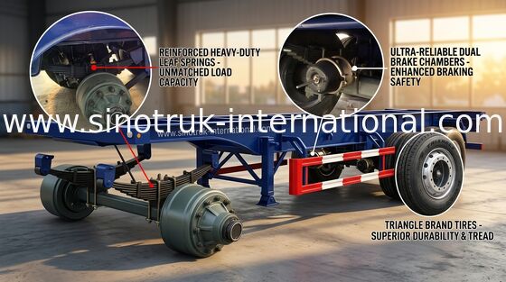 Low-bed Semi Trailer Truck 3 Axles 70Tons 15m for carrying construction machine