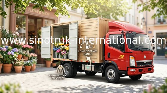 HOWO International Light Duty Trucks High Efficiency 12 Tons Cargo Truck