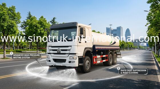 Potable Water Tanker Trucks 19CBM For Road Flushing , Water Hauling Trucks