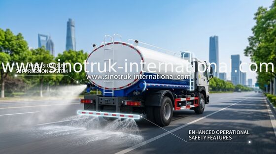 HOWO SINOTRUK Water Tank Truck 300HP Blue