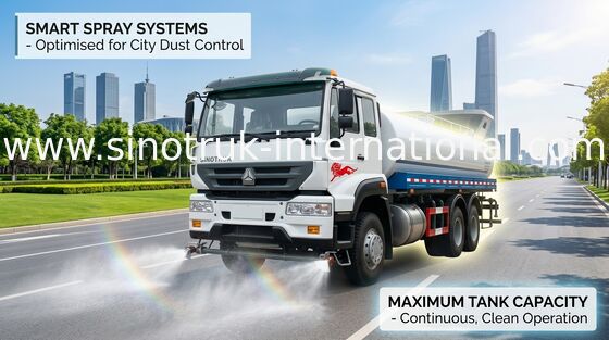 High Performance 19CBM Water Sprinkler Truck With Internal Anti - Corrosion Treatment