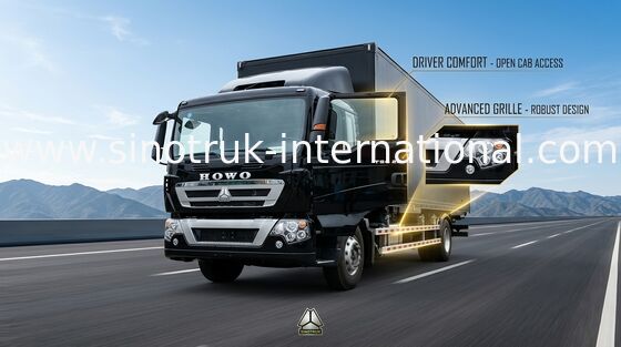 Semi- Trailer Cargo Van Truck SINOTRUK HOWO 16-20 Tons 4X2 LHD 290HP