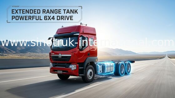 Large Cargo Truck 31Tons 12 Wheels LHD Euro2 336HP for Logistics Industry