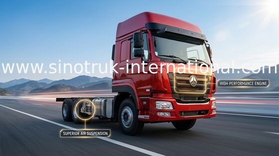 Heavy Duty Cargo Truck SINOTRUK 30-60 Tons 12 Wheels LHD Euro2 336 HP