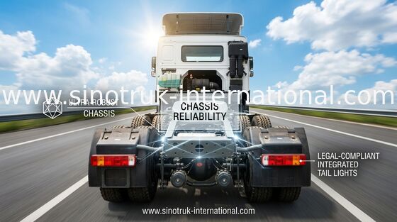 Euro 2  HW76 Cabin 60 Ton SINOTRUK Tractor Truck