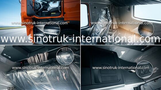Construction Site 4X2 International Tractor Truck Head With Diesel Engine