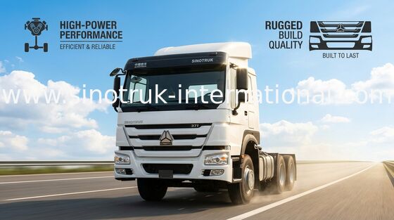 HOWO 6X4 Tractor Truck RHD 10 Wheels 371 HP ZZ4257S3241W