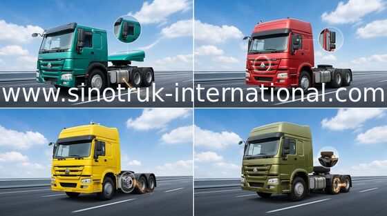 SINOTRUK HOWO Tractor Truck RHD 6X4 10 Wheels Euro2 371HP ZZ4257S3241W