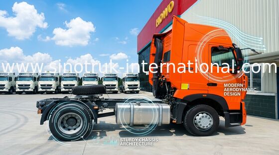 Strong Engine Euro 2 International Tractor Trailer For 30 -40 Tons Traction Capacity