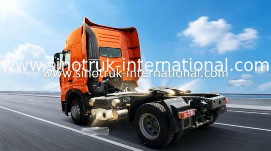 4X2 Heavy International Truck Tractor , High Safety Head Truck Trailer
