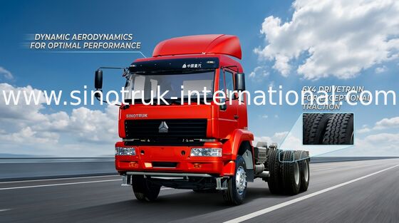 Compact Structure Tractor Trailer Truck 6X4 Euro2 290HP ZZ4251M3241W