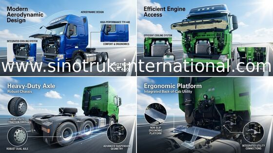 International Truck Tractor T7H MAN Engine 440 HP Prime Mover LHD 6X4 Euro 4
