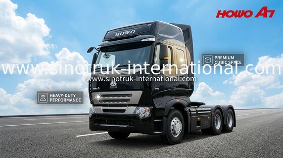 SINOTRUK HOWO Semi Trailer A7 Head Tractor With Air Conditioner