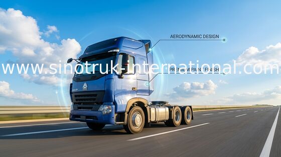 SINOTRUK HOWO Semi Trailer Tractor Truck Head With Air Conditioner 60-70 Tons