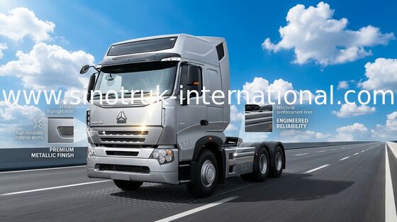Logistics Business 6×4 Drive Type International Truck Tractor For Semi Trailer