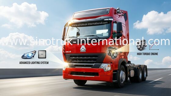 Professional Tractor Truck With Single - Plate Dry Coil - Spring Clutch