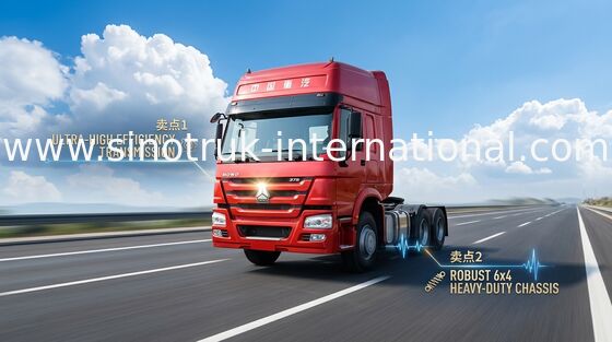 Tractor Truck SINOTRUK HOWO LHD 6X4 Euro2 380HP ZZ4257S3241W