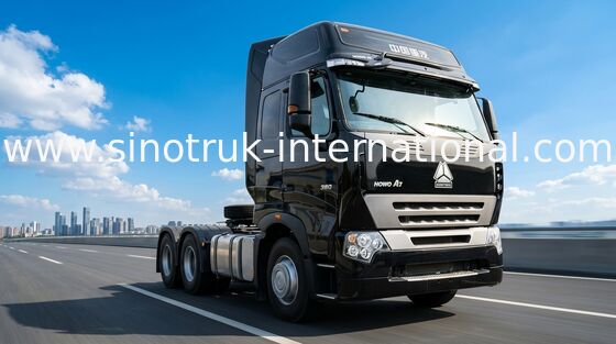 A7 HOWO Tractor Truck LHD 6X4 Euro2 380 HP Two Berth ZZ4257N3247N1B