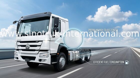 Low Fuel Consumption SINOTRUK HOWO Tractor Trailer Truck 290HP Single Bed