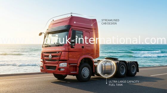 Tractor Truck SINOTRUK HOWO LHD 4X2 Euro2 371HP ZZ4187S3511W