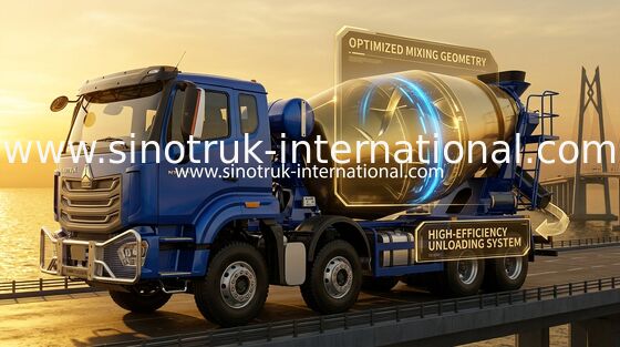 SINOTRUK HOWO NX 371HP 8*4 12 Wheels Concrete Mixer Truck, Concrete Mixer, Cement Mixer Truck
