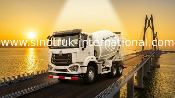 HOWO SINOTRUK Concrete Mixer Truck High Efficiency 10CBM 380HP 6X4 LHD