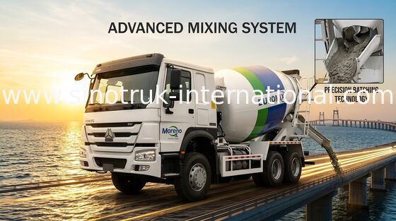 SINOTRUK HOWO 6x4 Concrete Mixer Truck 371HP LHD