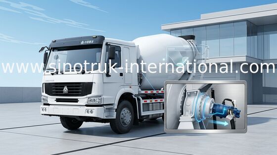 SINOTRUK HOWO Concrete Mixer Truck 12CBM 371HP 6X4 RHD ZZ5257GJBN4048W