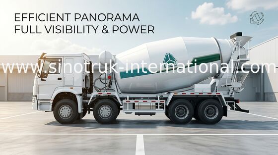 SINOTRUK HOWO Concrete Mixer Truck 14CBM 371HP 8X4 LHD ZZ5317GJBN3261W