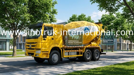 SINOTRUK HOWO Concrete Mixer Truck 12CBM 336HP 6X4 RHD ZZ5257GJBN4048W