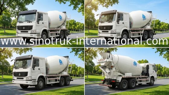 Concrete Mixer Truck SINOTRUK HOWO 12CBM 336HP 6X4 RHD ZZ5257GJBN4048W