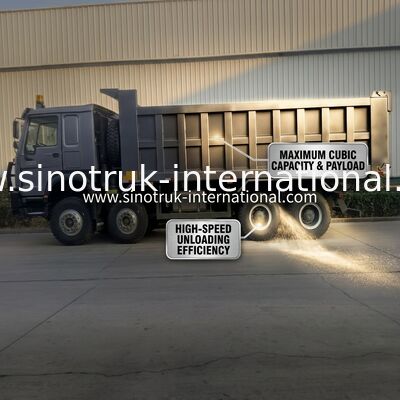 Tipper Truck Sinotruk Hohan 400hp 10 Wheels Lhd 40 Tons 20-30cbm ZZ3317N356JB1 Gray