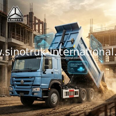 Blue U-Trough Dumper (20CBM, 6×4, 380HP): Standout Advantages for Quick Material Discharge