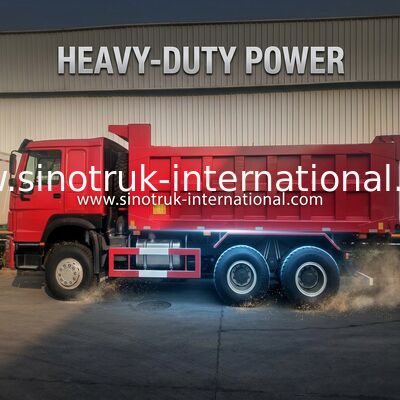 30 - 40 Tons RHD Sinotruk Howo Dump Truck 10 Wheels