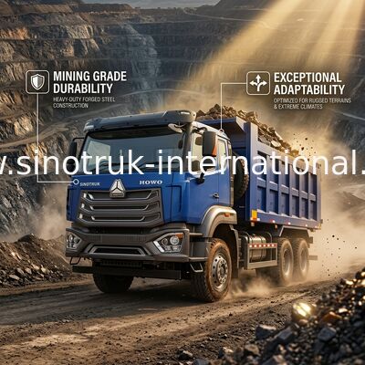 Tipper Truck SINOTRUK HOHAN 371HP 10 Wheels LHD 40 Tons 20-30CBM ZZ3317N356JB1