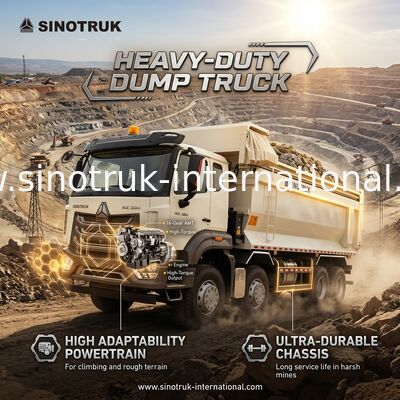 ZZ3317V386JB1R High Horsepower Low Fuel Consumption 380HP White U-type   HOWO Tipper Truck