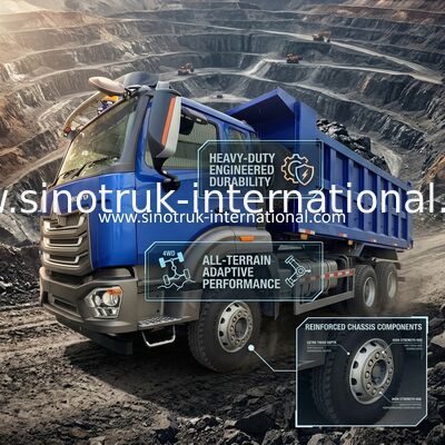 SINOTRUCK HOWO RHD 6×4 Tipper Dump Truck For 40 Tons 10 Wheels