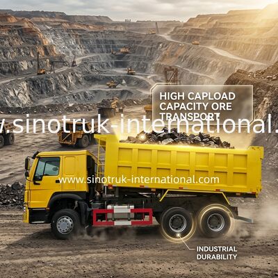SINOTRUK HOWO Tipper Dump Truck LHD 6×4 400HP 20CBM