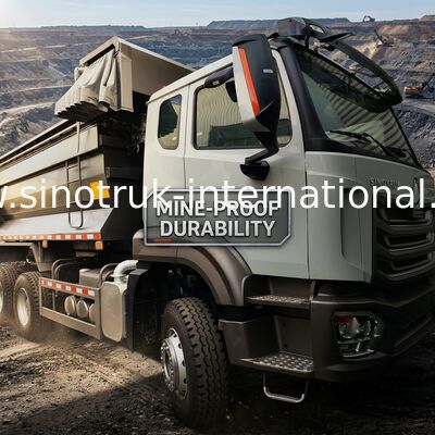 SINOTRUK HOWO LHD 6×4 10wheels U-type Dump Truck For 40Tons Minning