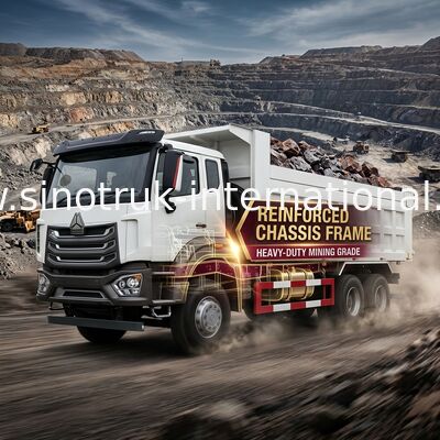 Sinotruk HOWO 8X4 Dump Truck 380hp 12 Wheels White H77L ZZ3317V386JB1R