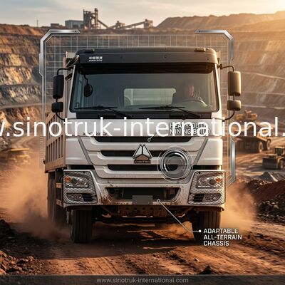 SINOTRUK HOWO Tipper Dump Truck 6×4 400HP 20CBM White LHD 10Wheels