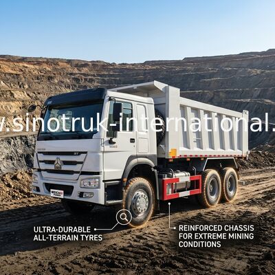 Sinotruk Howo Tipper Dump Truck Weichai 380Hp 10Wheels 20CBM 6 × 4