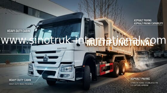 SINOTRUK HOWO Tipper Truck 6X4 336HP LHD 10 Wheels 25 Tons ZZ3257N3847B1